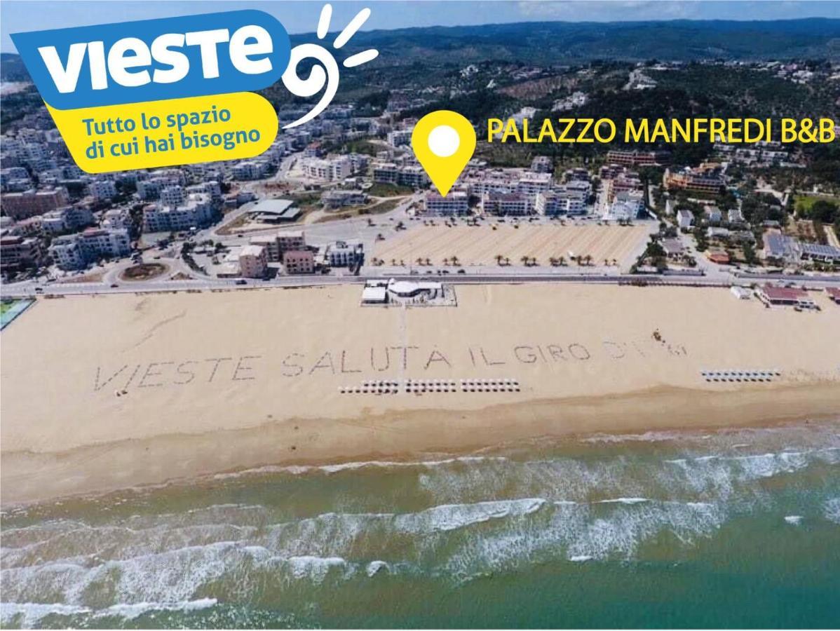 B&B Palazzo Manfredi Vieste, Fronte Mare Con Parcheggio Exterior foto